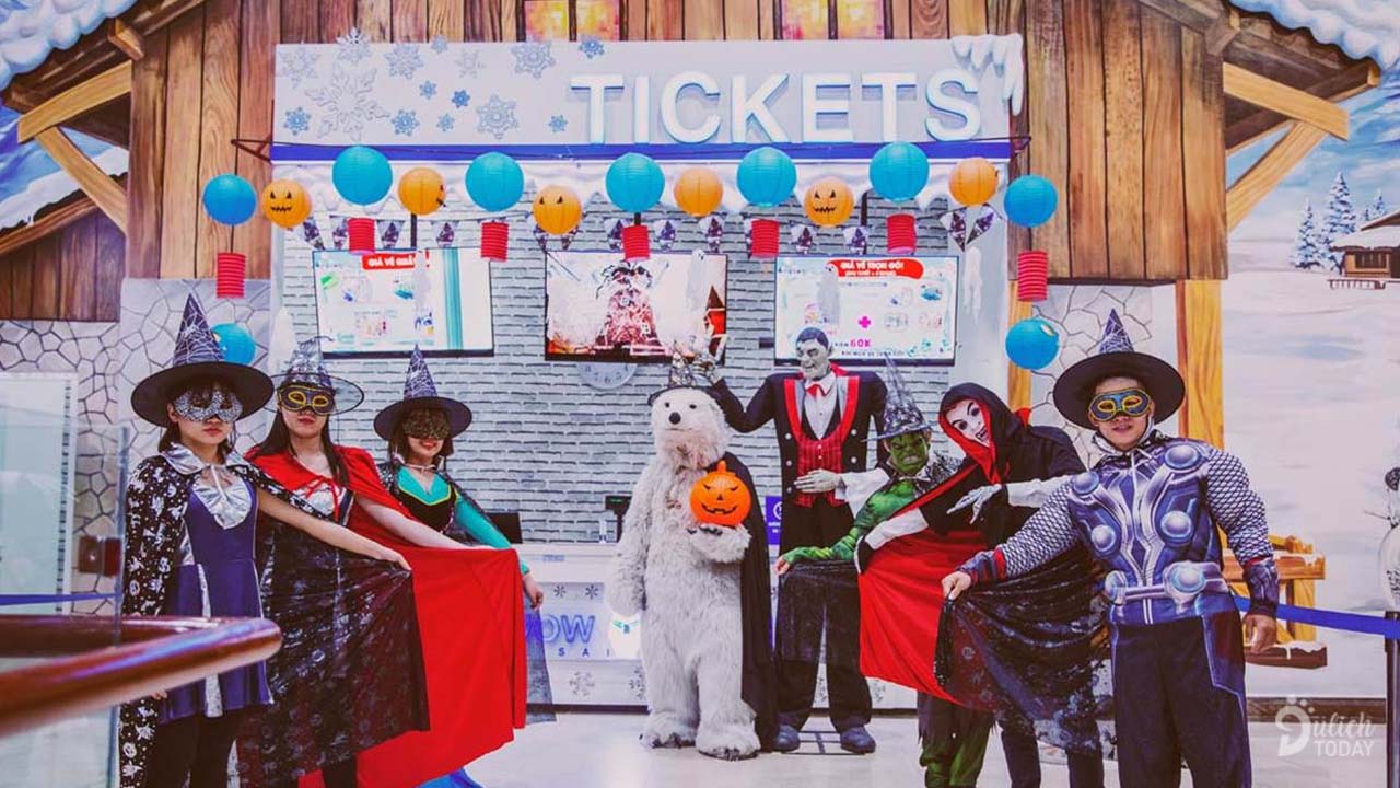 Những sự kiện hấp dẫn cho các bé được tổ chức ở Snow Town